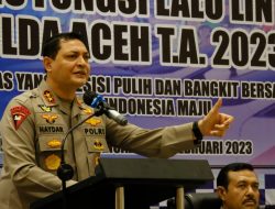 Kapolda Aceh Buka Rakernis Fungsi Lalu Lintas.