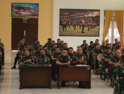 Rindam IM Gelar MTT Berbasis SKS Dari Bindik Kodiklat TNI-AD.