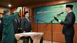 Pj Gubernur Lantik Muhammad Syah sebagai Dirut Bank Aceh Syariah.