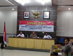 Bidpropam Polda Aceh Sosialisasi Perpol Nomor 7 Tahun 2022.