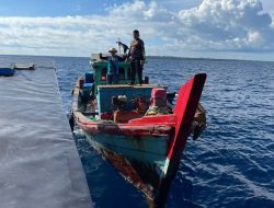 Ditpolairud Polda Aceh Tangkap Delapan Pelaku Destructive Fishing.