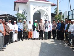 Kapolres Lhokseumawe Resmikan Musholla Al-Ikhlas Polsek Muara Dua.