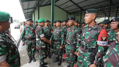 Pangdam IM Lepas 450 Prajurit Yonif RK 115/ML Ke Papua.