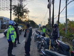 Polisi Amankan 20 Sepeda Motor Dari Balapan Liar.