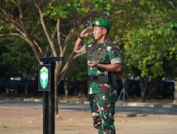 Pangdam IM Novi Helmy Prasetya, S.I.P, M.I.P pimpin Upacara Mingguan Di Lapangan Blang Padang.