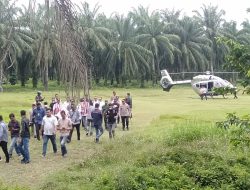 Polantas Tamiang Lakukan Pamwal Menhub RI Tinjau Lokasi Proyek Pembangunan Jalur Kereta Api.