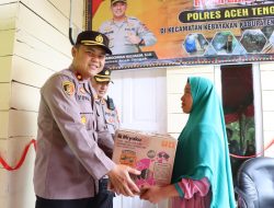 Kapolres Aceh Tengah Serahkan RLH Kepada Janda Hasanah.