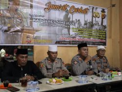 Polres Simeulue Gelar Jumat Curhat di Warung Pelabuhan Lama.