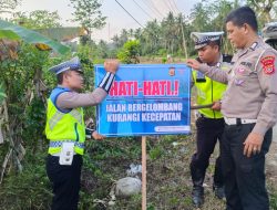 Jelang mudik, Satlantas Polres Bireuen Sebar Pamflet Imbauan Lalu lintas.