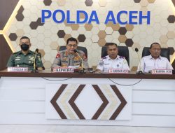 Kapolda Aceh Buka Rakor Lintas Sektoral Operasi Ketupat Seulawah 2023.