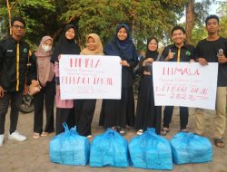 Himpunan Mahasiswa Langkat USK Bagi Takjil Berbuka Untuk Masyarakat.