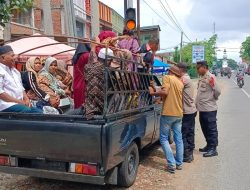 Satgas Preemtif Ops Ketupat Seulawah Imbau Mobil Barang tidak Angkut Penumpang.