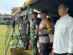 Kapolres Pidie Hadiri Upacara Pembukaan Operasi Teritorial TNI.