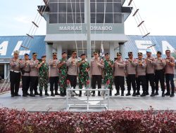 Jalin Sinergitas TNI Polri, Kapolres Sabang Kunjungi Lanal Sabang.