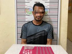 Tim Opsnal Sat Resnarkoba Polres Lhokseumawe Bekuk Tersangka Sabu – sabu Di Kuta Makmur.