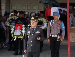 Kapolresta Banda Aceh Pimpin Pemakaman Wadansat Brimob Polda Sumbar.