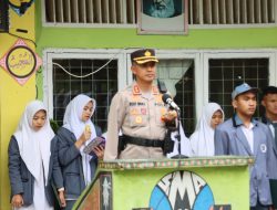 Kapolres Aceh Tengah Ingatkan Para Siswa Waspadai Hoaks.