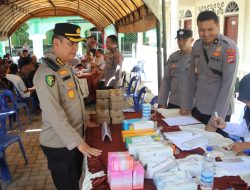 Peringati HUT Bhayangkara, Biddokkes Polda Aceh Gelar Bhakti Kesehatan Gratis.