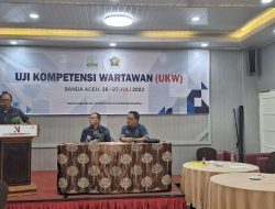 PWI Aceh Lahirkan 33 Wartawan Kompeten Pada UKW Ke-16.