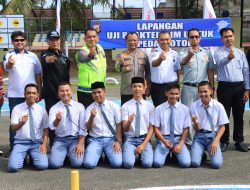 Dirlantas Polda Aceh Launching Lintasan Baru Uji Praktik SIM.