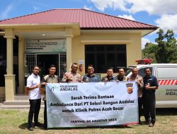 Polres Aceh Besar Terima Bantuan Ambulance Dari PT SBA.