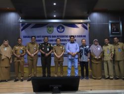 Pemko Banda Aceh Gelar Sosialisasi Anti Korupsi Bagi Kepala Sekolah.
