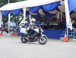 Ditlantas Polda Aceh Gelar Lomba Safety Riding.