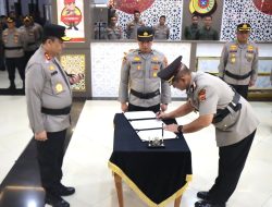 Kapolda Aceh Lantik Kombes Armia Fahmi Sebagai Wakapolda Aceh.