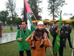 Dua Anak Kota Langsa Ikut Aksi Bela Palestina Dan Kutuk Israel.