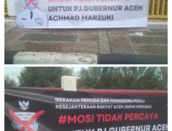 Pj Gubernur Aceh Di Mosi Tidak Percaya Oleh Gema Perkasa