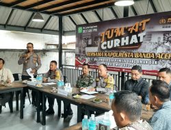 Kapolresta Banda Aceh Minta Penyelenggara Pemilu Kecamatan Ulee Kareng Lakukan Sosialisasi.