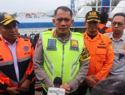 Dirlantas Polda Aceh Tinjau Pospam Operasi Lilin Seulawah Pelabuhan Balohan Sabang. 