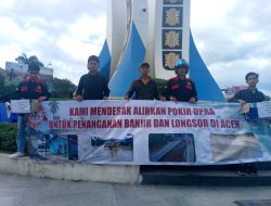 Alamp Aksi Minta Pokir DPRA 2024 Dialihkan Untuk Penanganan Banjir Dan Longsor.