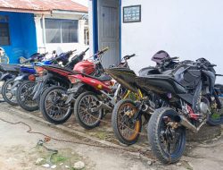 Ditlantas Polda Aceh Amankan 121 Unit Sepeda Motor Berknalpot Brong.