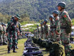 Dansecaba Rindam IM Pimpin Apel Gelar Kesiapan Aplikasi Olah Yudha Prodi Dikmaba TNI AD.