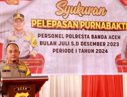 Polresta Banda Aceh Tegas Dalam Pemberantasan Penyalahgunaan Narkotika.