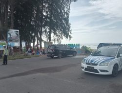 Sat Lantas Polres Aceh Jaya Lakukan Patroli Di Tempat Keramaian.