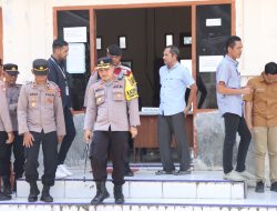 Kapolres Aceh Besar Lakukan Monitoring Rapat Pleno Pemilu 2024 Di Lembah Selawah.