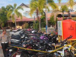Polres Pidie Mengamankan 68 Sepmor Hasil Balapan Liar.