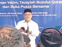Ketua PWI Aceh Ucapkan Terima Kasih Kepada Semua Pihak.