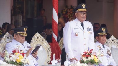 Pj Gubernur Aceh hadiri HUT Ke-28 Otda di Surabaya.