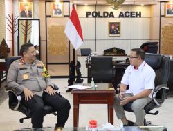 Kapolda Aceh Terima Audiensi GM Wilayah Telkom Aceh.