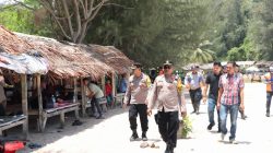 Waka Polres Aceh Besar Pantau Situasi Di Objek Wisata Pantai Lhoknga Dan Riting.