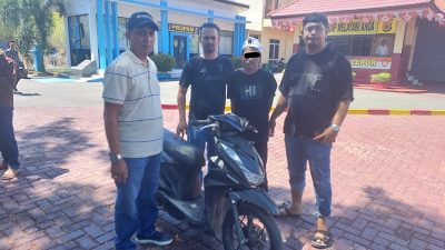 Pencuri Sepeda Motor Di Rumah Singgah Gampong Doy Diamanakan di Aceh Barat.