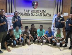 Polisi Gerebek Lokasi Perjudian, 7 Pelaku dan Uang Jutaan Rupiah Diamankan.