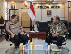 Kapolda Aceh Terima Audiensi Direksi Bank Aceh Syariah.