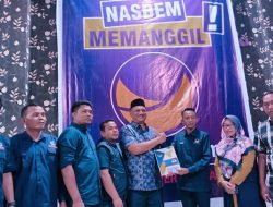 Armia Fahmi mendaftar Ke NasDem Maju Sebagai Balon Bupati Aceh Tamiang.