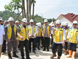 Pangdam IM Bersama Forkopimda Dampingi Pj Gubernur Tinjau Waduk Keureto Pusong Aceh Utara.