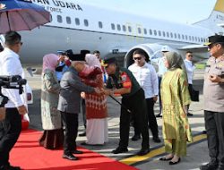 Pangdam IM Sambut Wapres RI Di Bandara Internasional SIM.