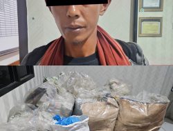 Polda Aceh Berhasil Ungkap Kasus Narkotika 300 Kg Ganja Yang Siap Edar.